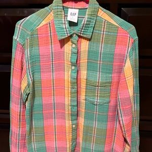 Button down GAP shirt.